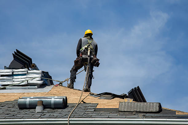 Professional Roof Replacement technician working in Disputanta, VA